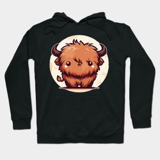 Kawaii Scottish Hairy Highland Cow Hoodie